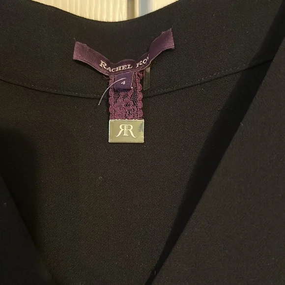 Rachel Roy Black Dress - Size 4 - Picture 2 of 6